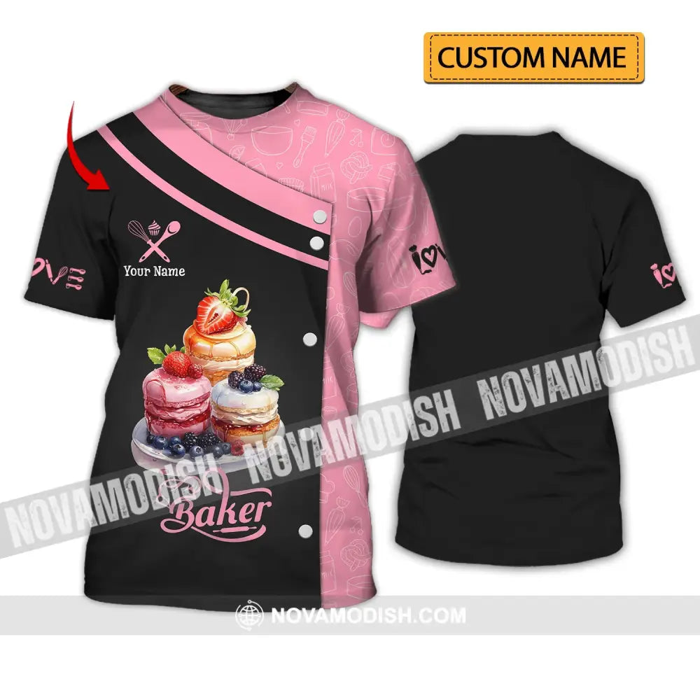 Unisex Shirt - Custom Baker Name Sweet Cake T-Shirt