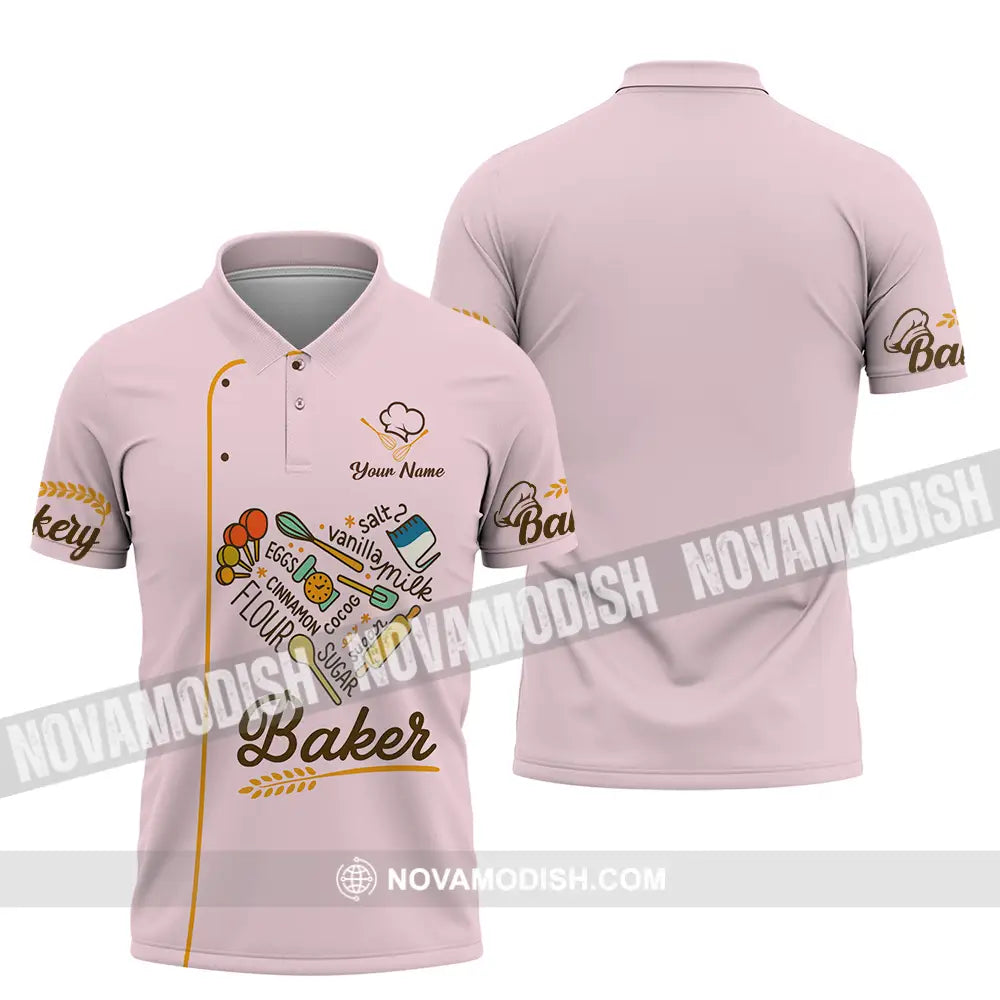 Unisex Shirt - Custom Baker Shirt Polo Shirt / S T-shirt
