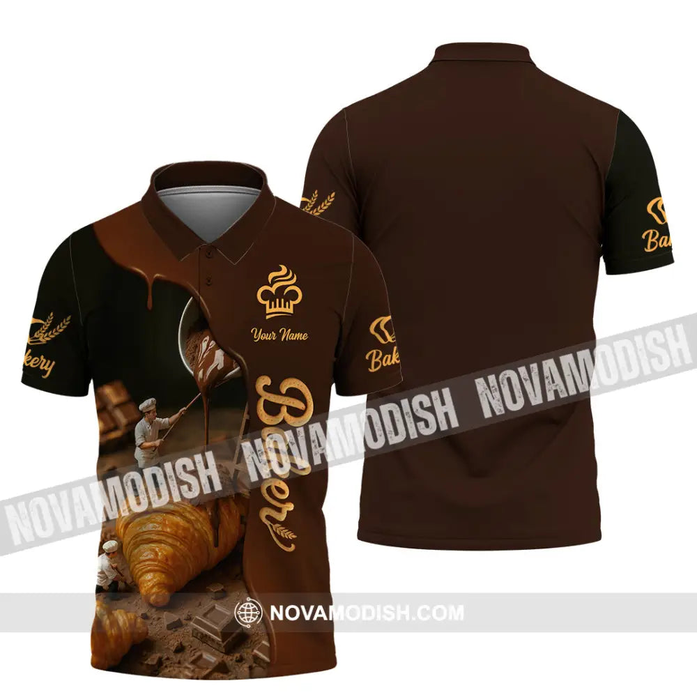 Unisex Shirt - Custom Baker Shirt Polo Shirt / S T-shirt
