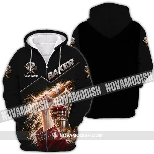 Unisex Shirt - Custom Baker Shirt - Zipper Hoodie / S - T-shirt