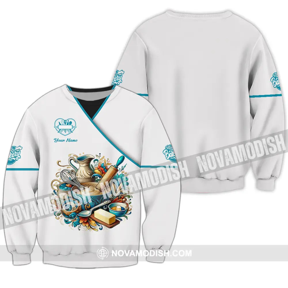 Unisex Shirt - Custom Bakery 3D Shirt - Long Sleeve / S - T-shirt