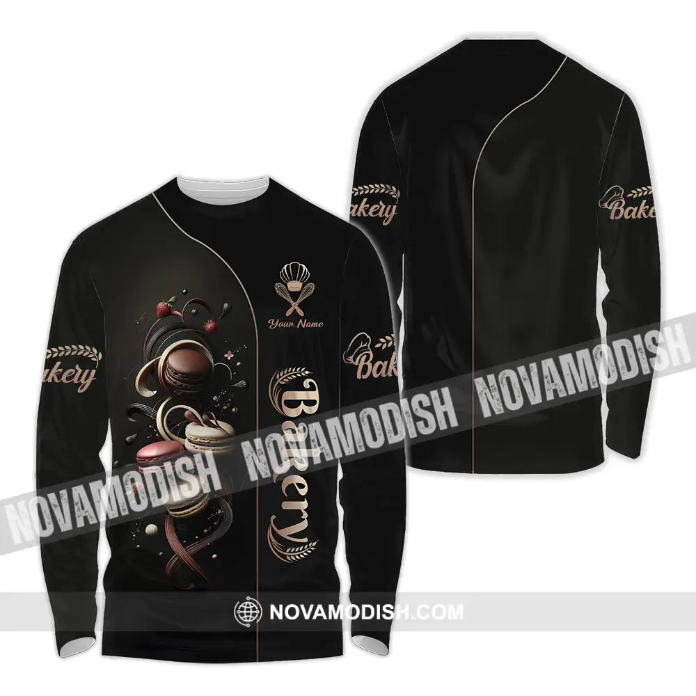 Unisex Shirt - Custom Bakery 3D Shirt - Long Sleeve Shirt / S - T-shirt