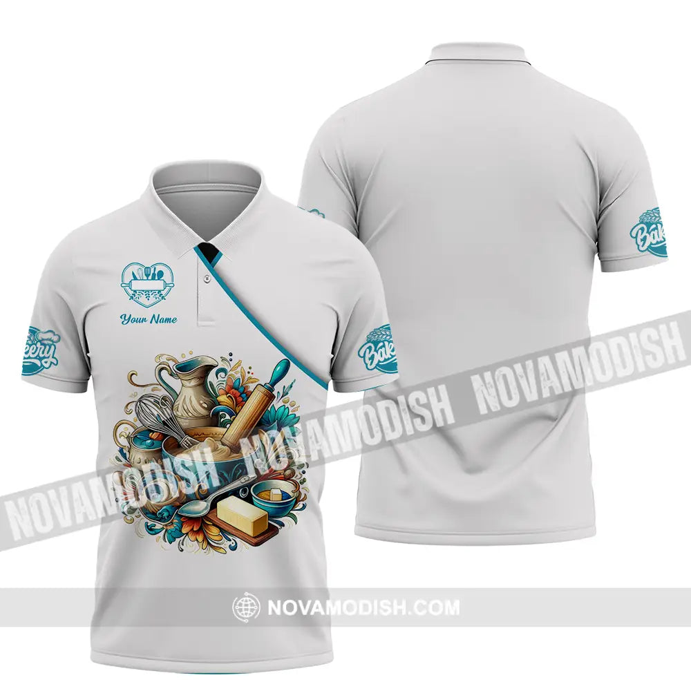 Unisex Shirt - Custom Bakery 3D Shirt - Polo Shirt / S - T-shirt