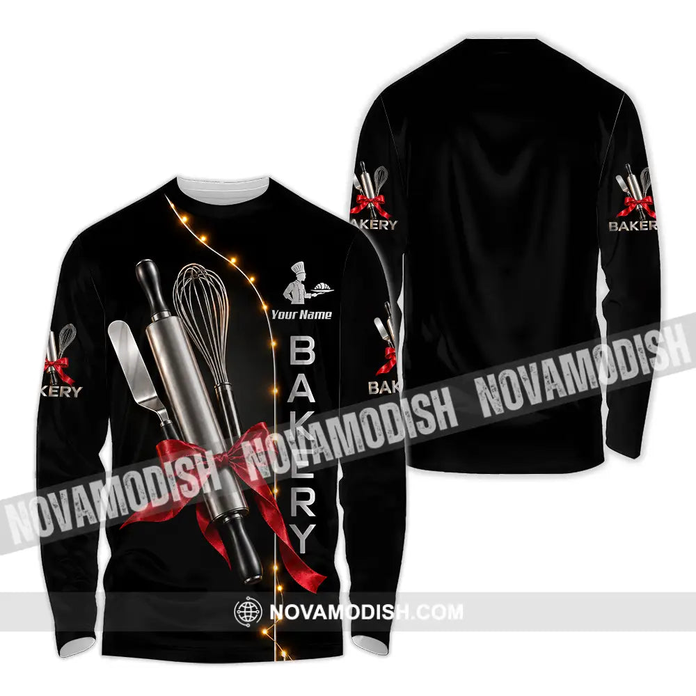 Unisex Shirt - Custom Bakery Shirt - Long Sleeve Shirt / S - T-shirt