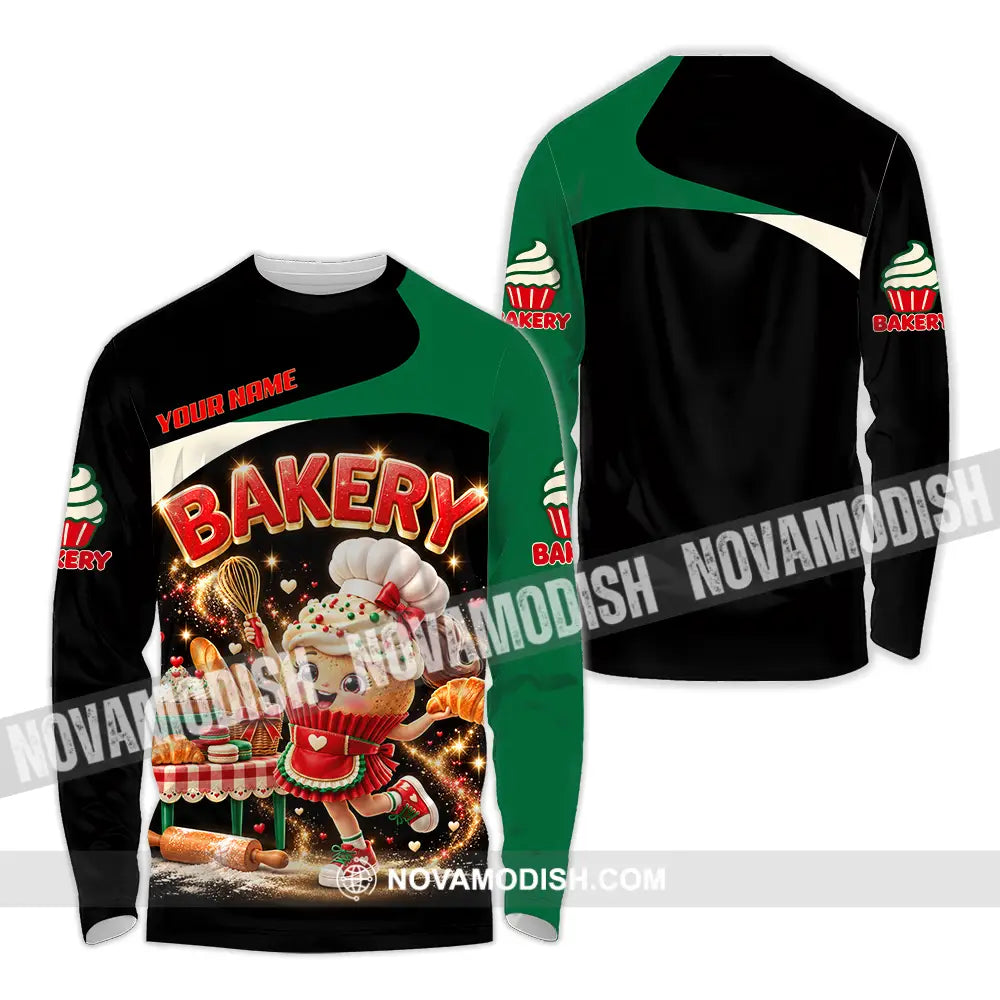 Unisex Shirt - Custom Bakery Shirt - Long Sleeve Shirt / S - T-shirt