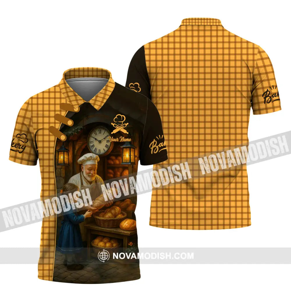 Unisex Shirt - Custom Bakery Shirt Polo Shirt / S T-shirt