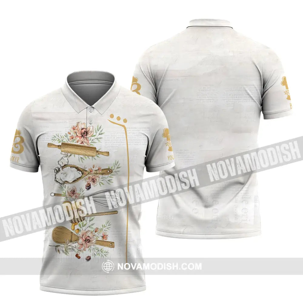 Unisex Shirt - Custom Baking Shirt Polo Shirt / S T-shirt