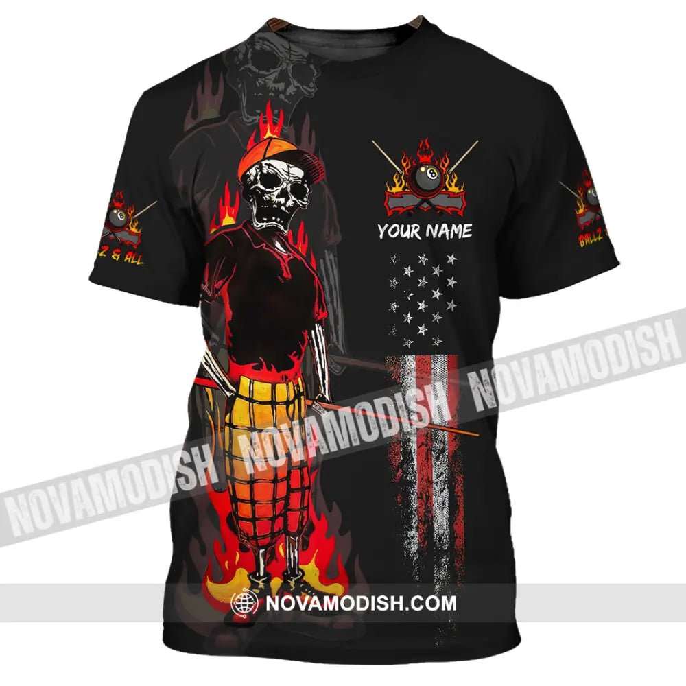 Unisex Shirt - Custom Ballz & All 3D Shirt T-Shirt / S T-shirt