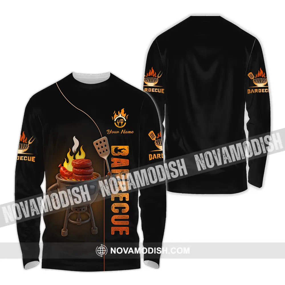 Unisex Shirt - Custom Barbecue Shirt Long Sleeve Shirt / S T-shirt