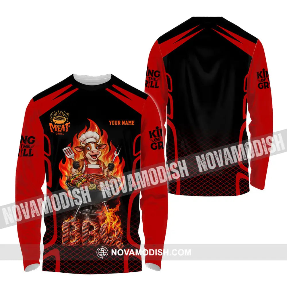 Unisex Shirt - Custom Barbecue Shirt - Long Sleeve Shirt / S - T-shirt