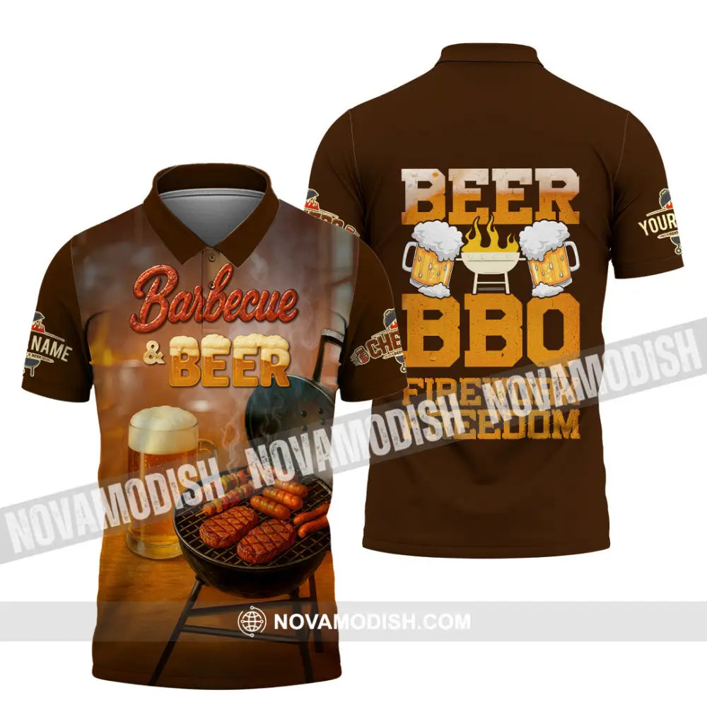 Unisex Shirt - Custom Barbecue Shirt Polo Shirt / S T-shirt
