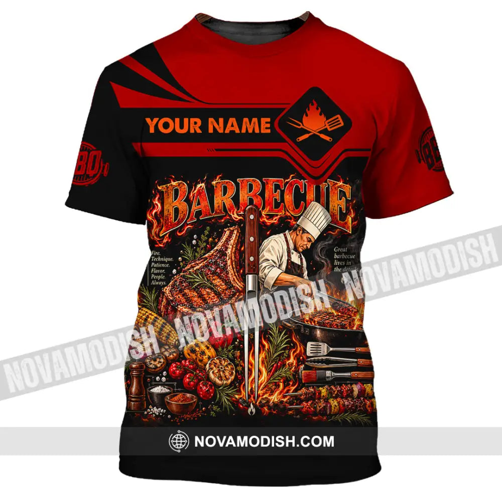 Unisex Shirt - Custom Barbecue Shirt - T-Shirt / S - T-shirt