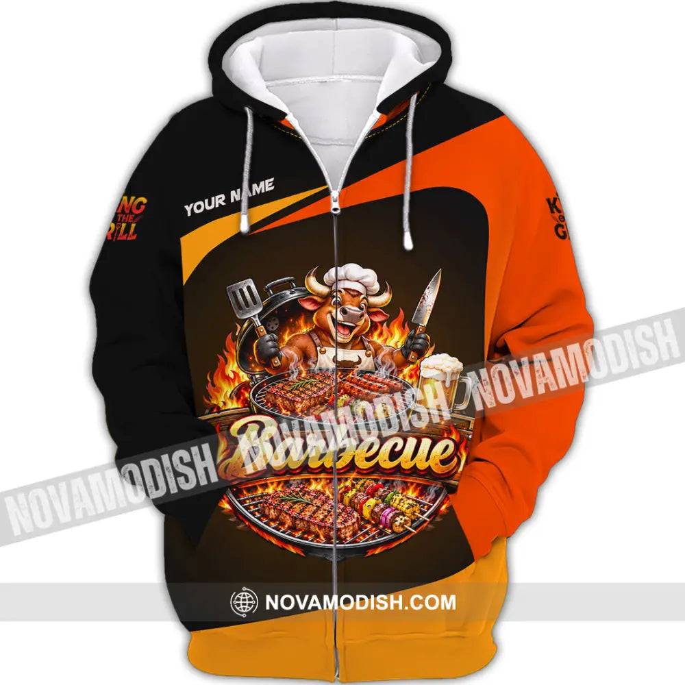 Unisex Shirt - Custom Barbecue Shirt - Zipper Hoodie / S - T-shirt