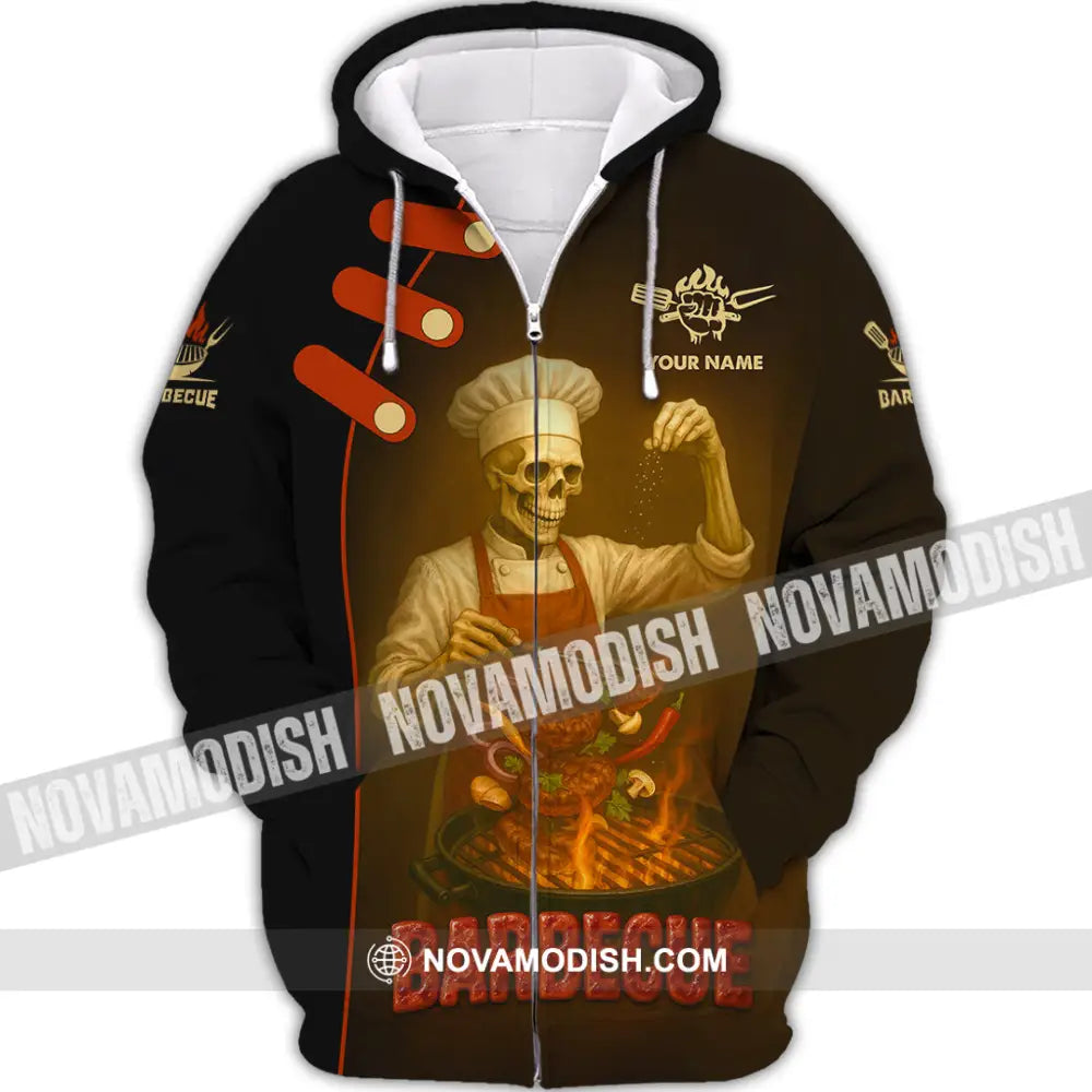 Unisex Shirt - Custom Barbecue Shirt Zipper Hoodie / S T-shirt