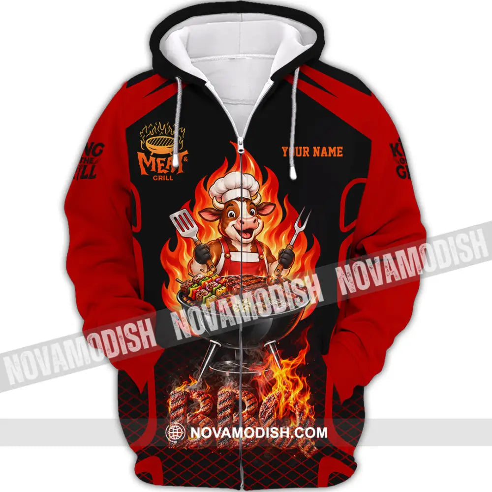 Unisex Shirt - Custom Barbecue Shirt - Zipper Hoodie / S - T-shirt