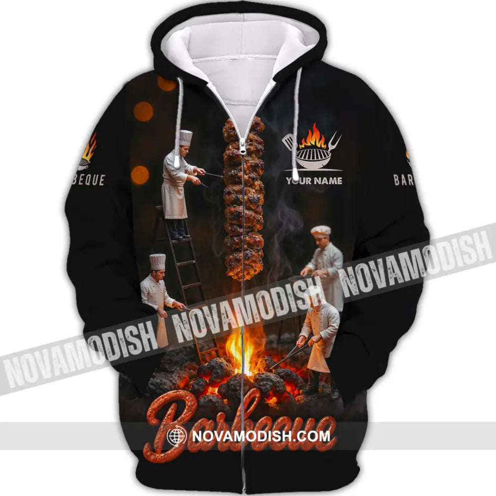 Unisex Shirt - Custom Barbecue Shirt Zipper Hoodie / S T-shirt