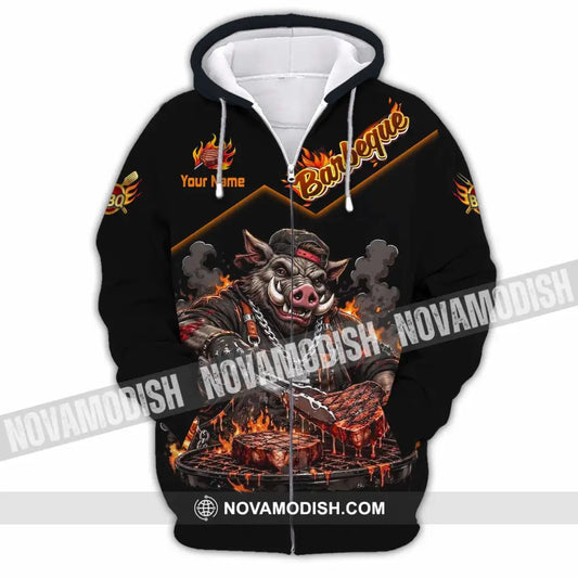 Unisex Shirt - Custom Barbeque Shirt - Zipper Hoodie / S - T-shirt