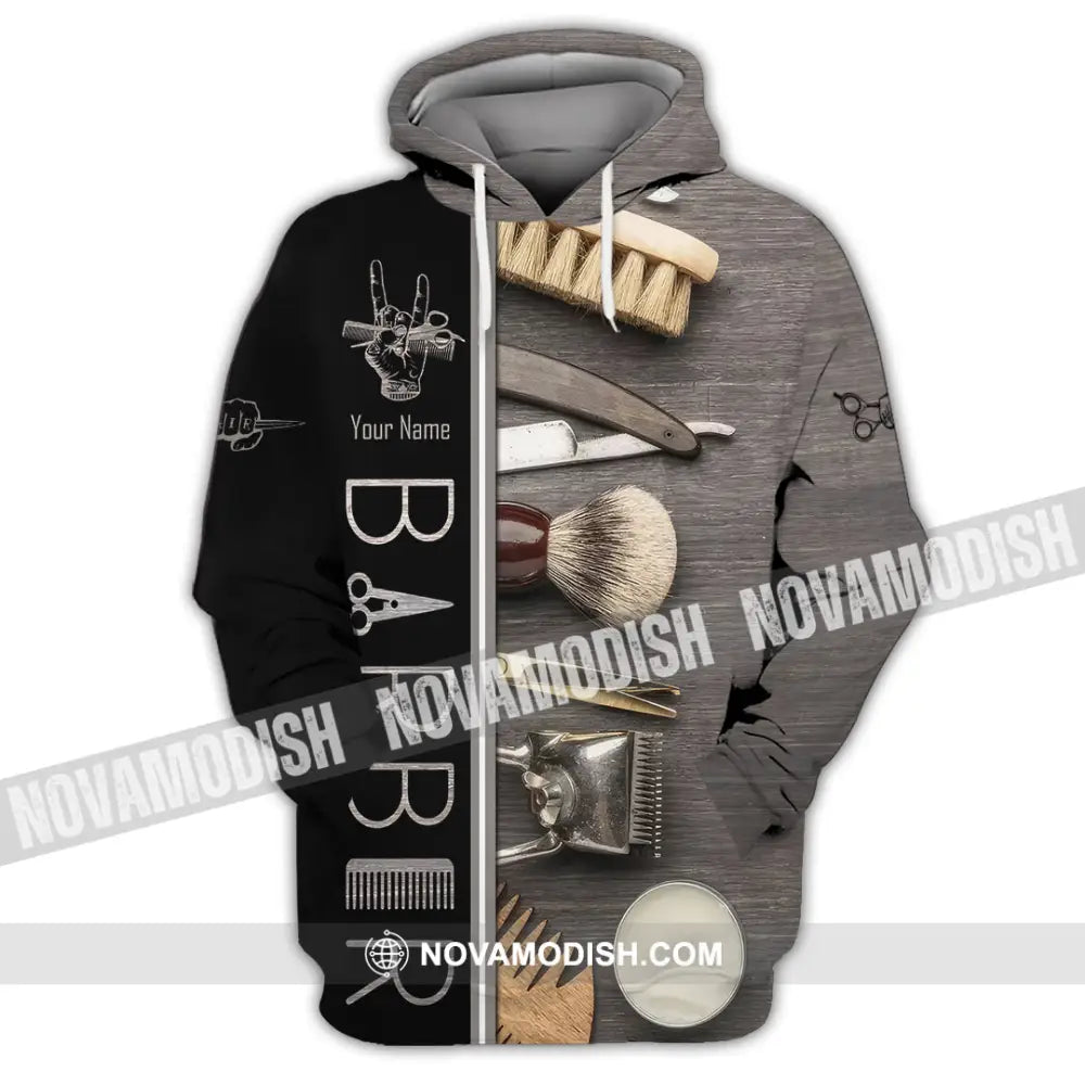 Unisex Shirt - Custom Barber Shirt Hoodie / S T-shirt