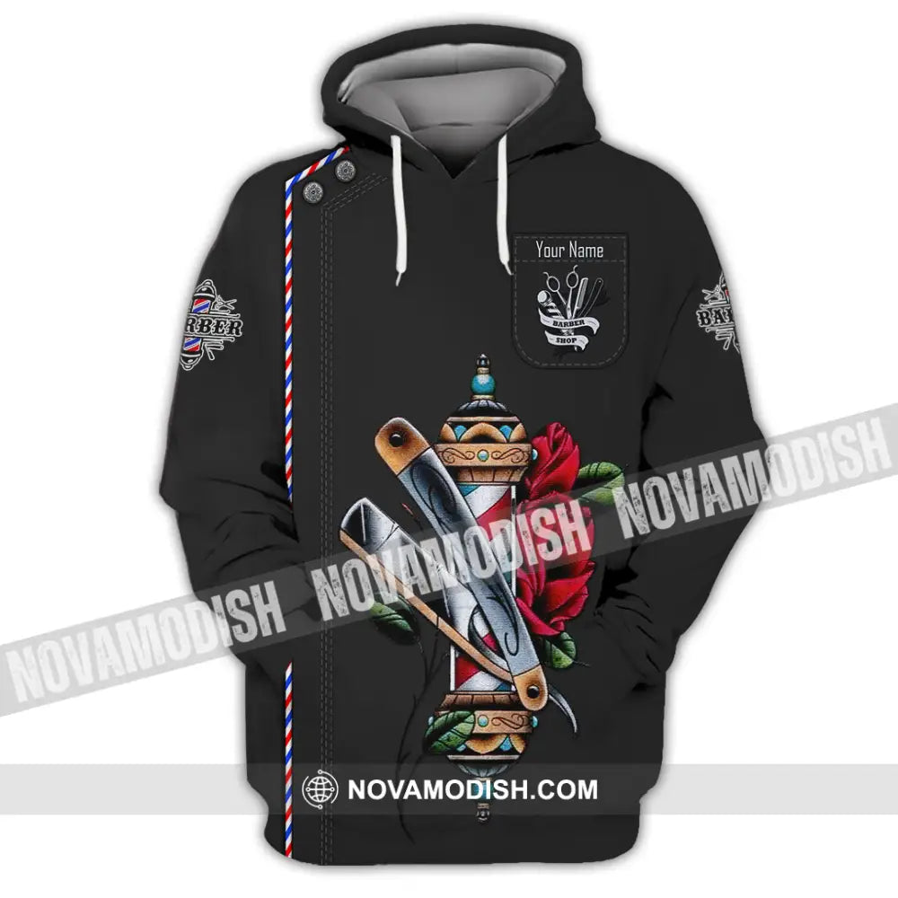 Unisex Shirt - Custom Barber Shirt Hoodie / S T-shirt
