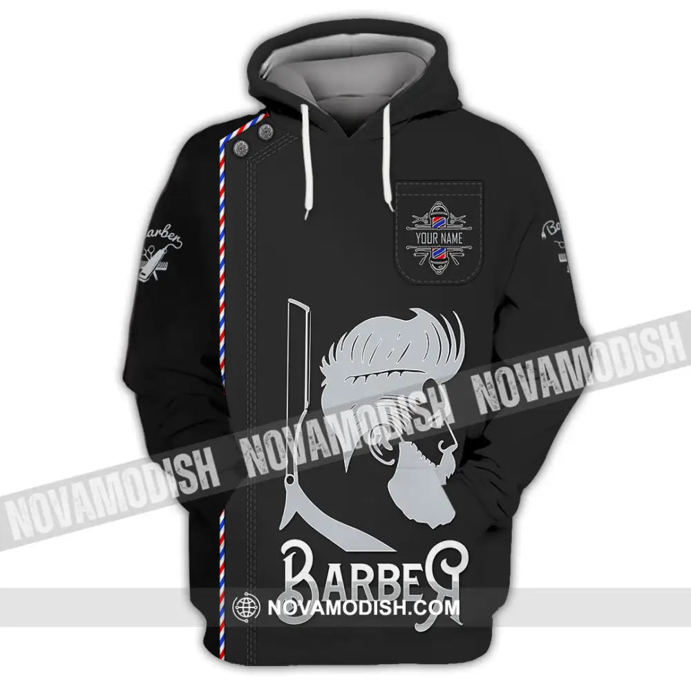 Unisex Shirt - Custom Barber Shirt Hoodie / S T-shirt