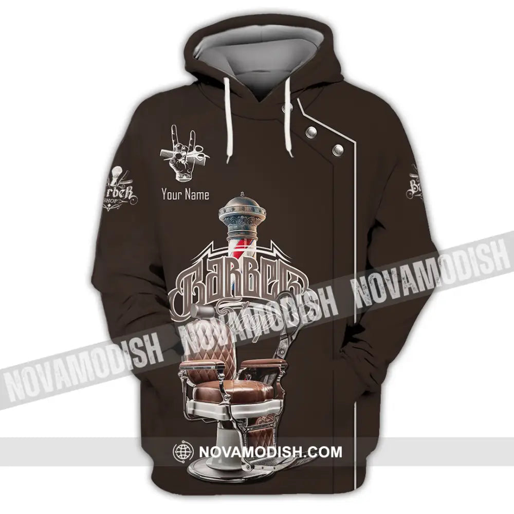 Unisex Shirt - Custom Barber Shirt Hoodie / S T-shirt