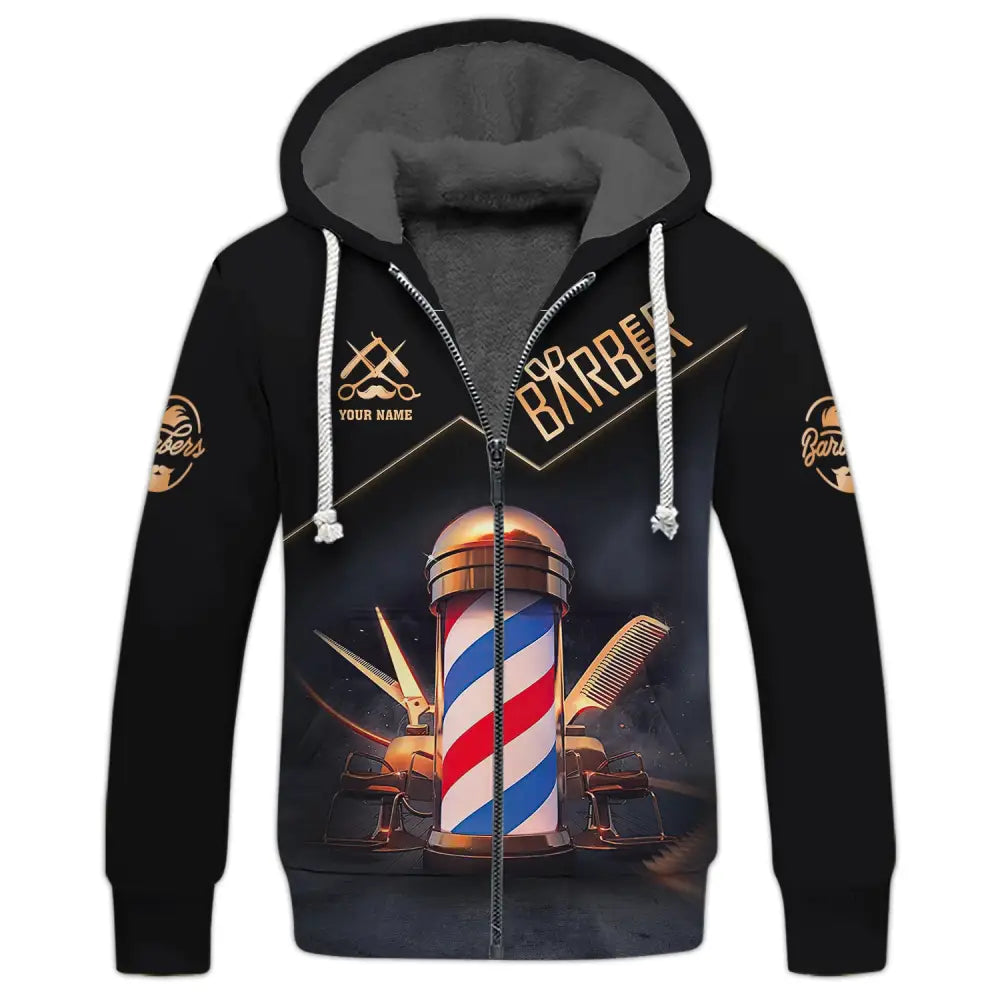 Unisex Shirt Custom Barber Personalized Name For Hairstylists T-Shirt