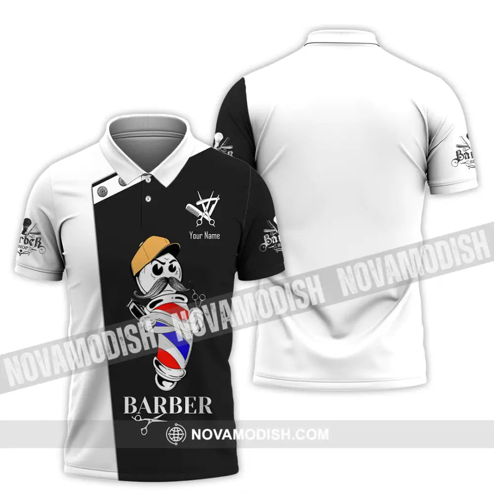 Unisex Shirt - Custom Barber Shirt Polo Shirt / S T-shirt