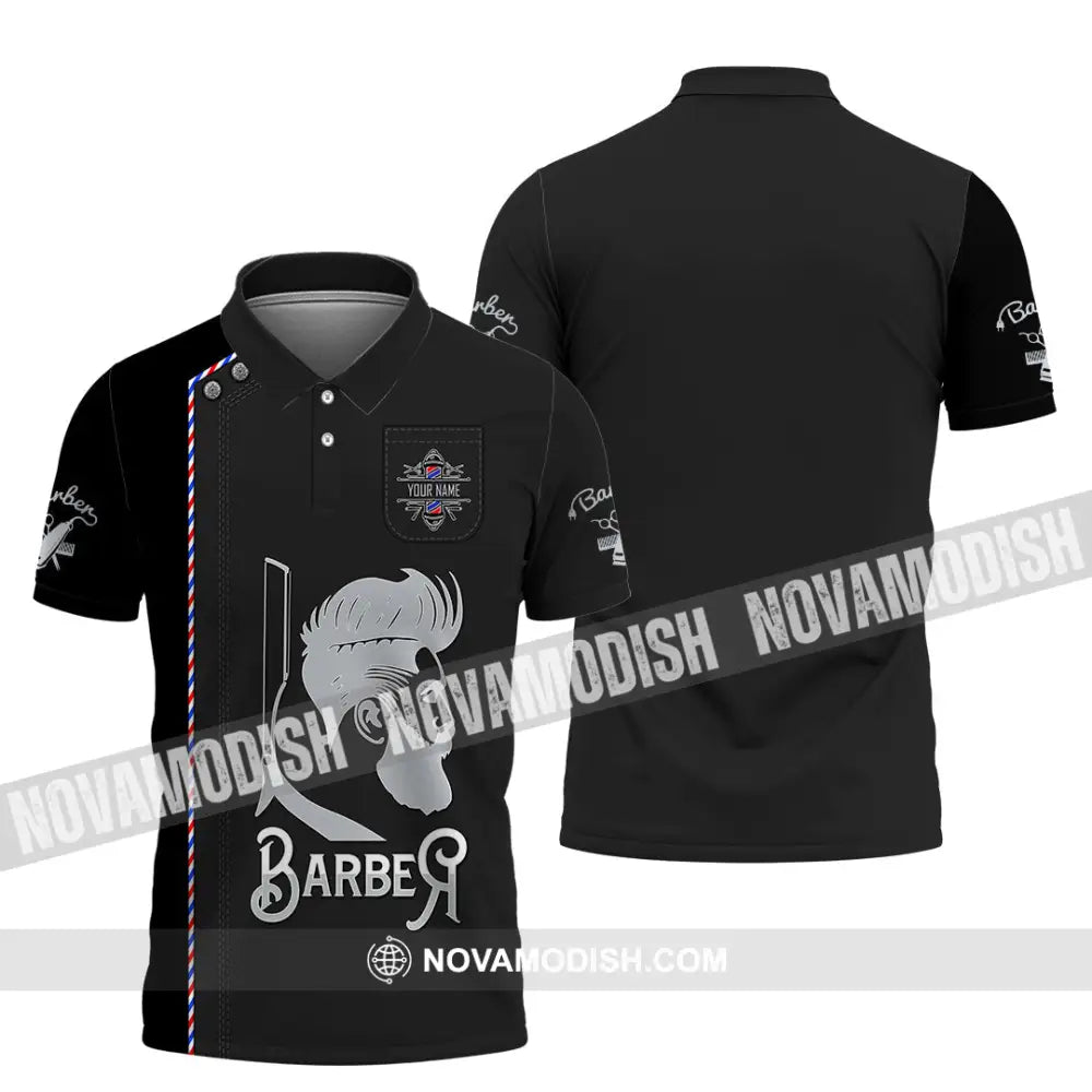 Unisex Shirt - Custom Barber Shirt Polo Shirt / S T-shirt