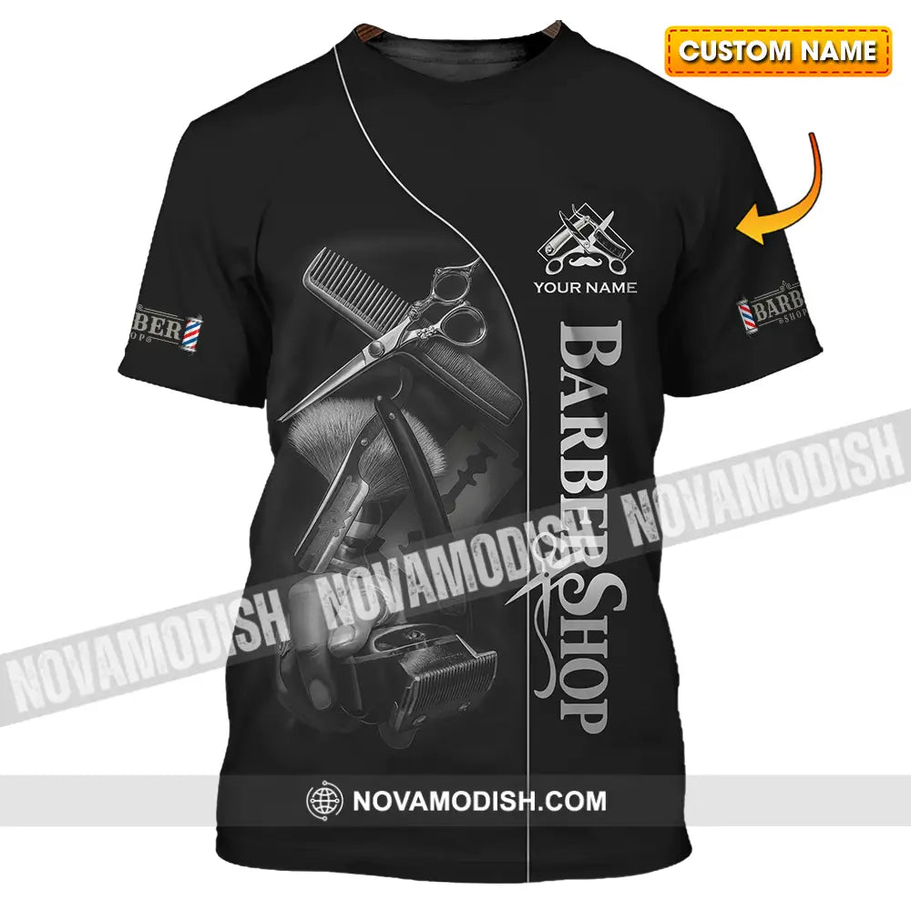 Unisex Shirt - Custom Barber Shop Shirt T-shirt