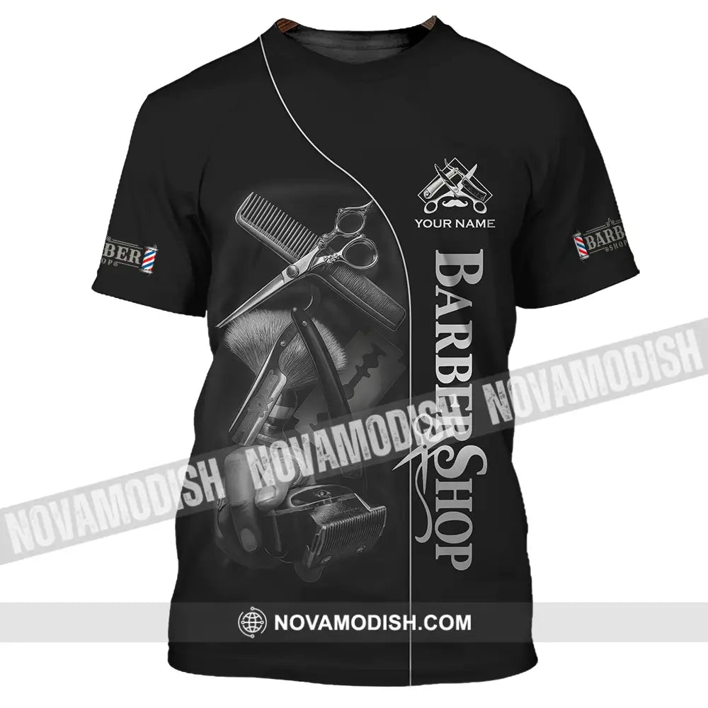 Unisex Shirt - Custom Barber Shop Shirt T-Shirt / S T-shirt