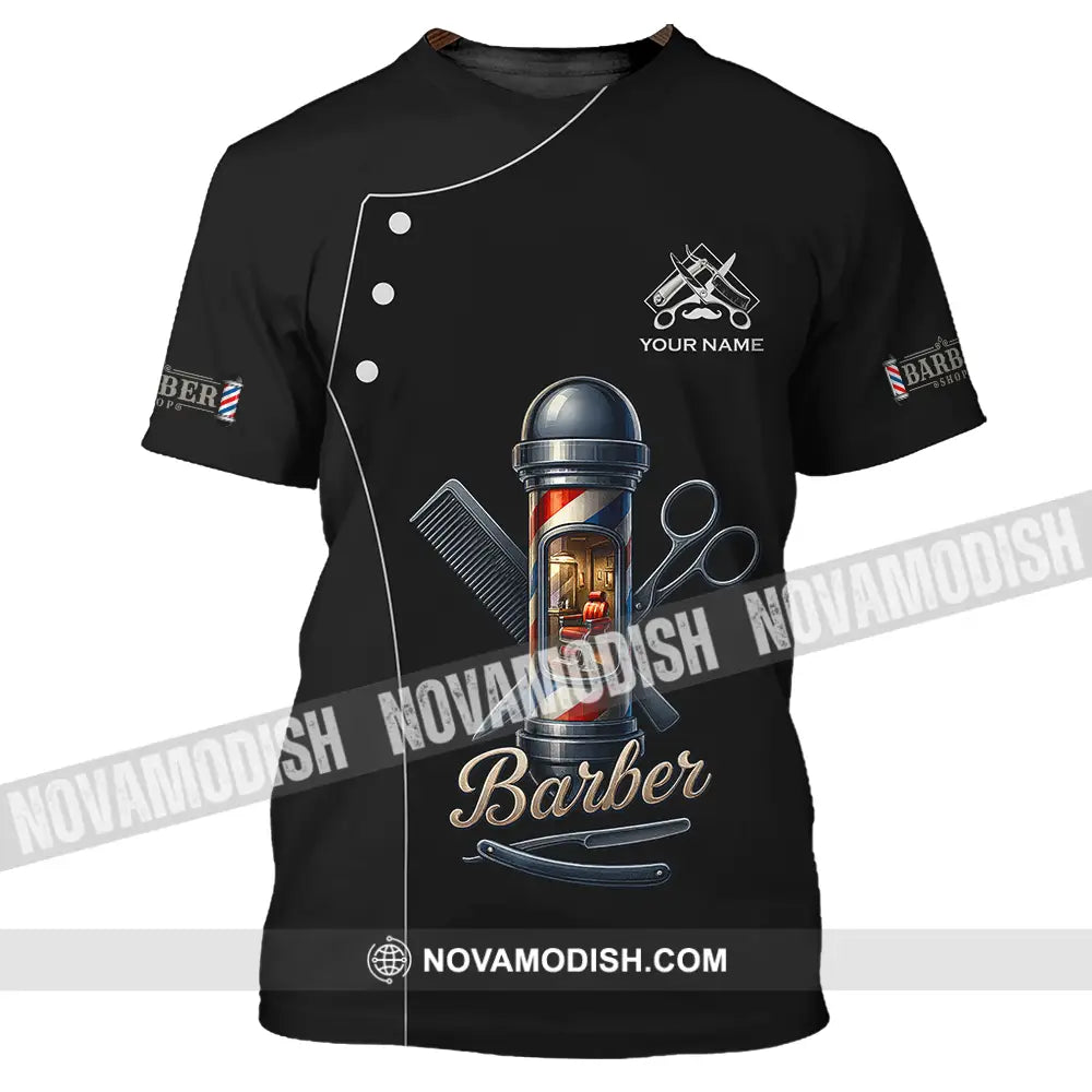 Unisex Shirt - Custom Barber Shirt T-Shirt / S T-shirt