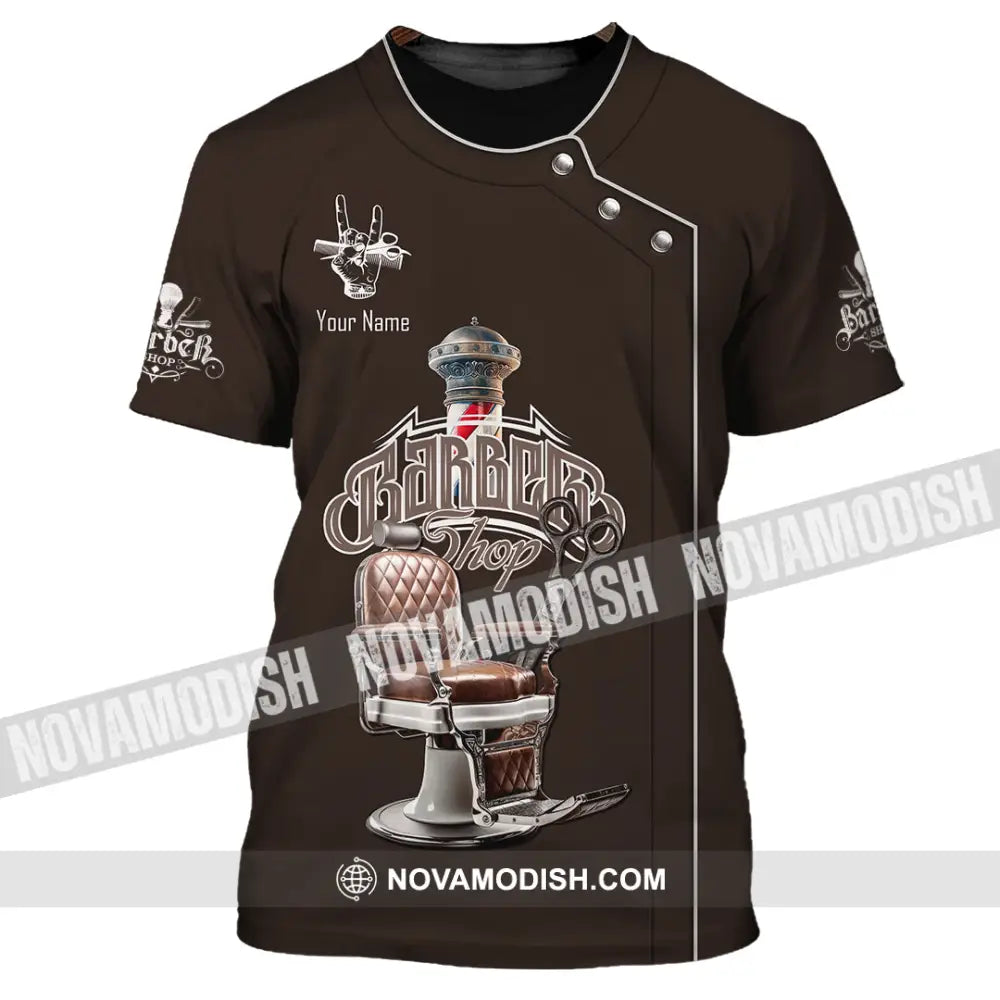 Unisex Shirt - Custom Barber Shirt T-Shirt / S T-shirt