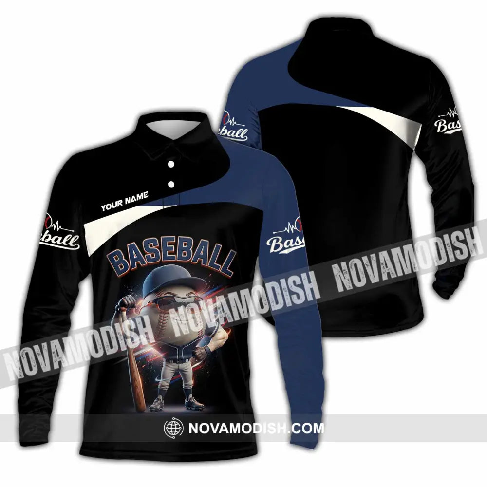 Unisex Shirt - Custom Baseball Shirt - Long Sleeve Polo / S - T-shirt
