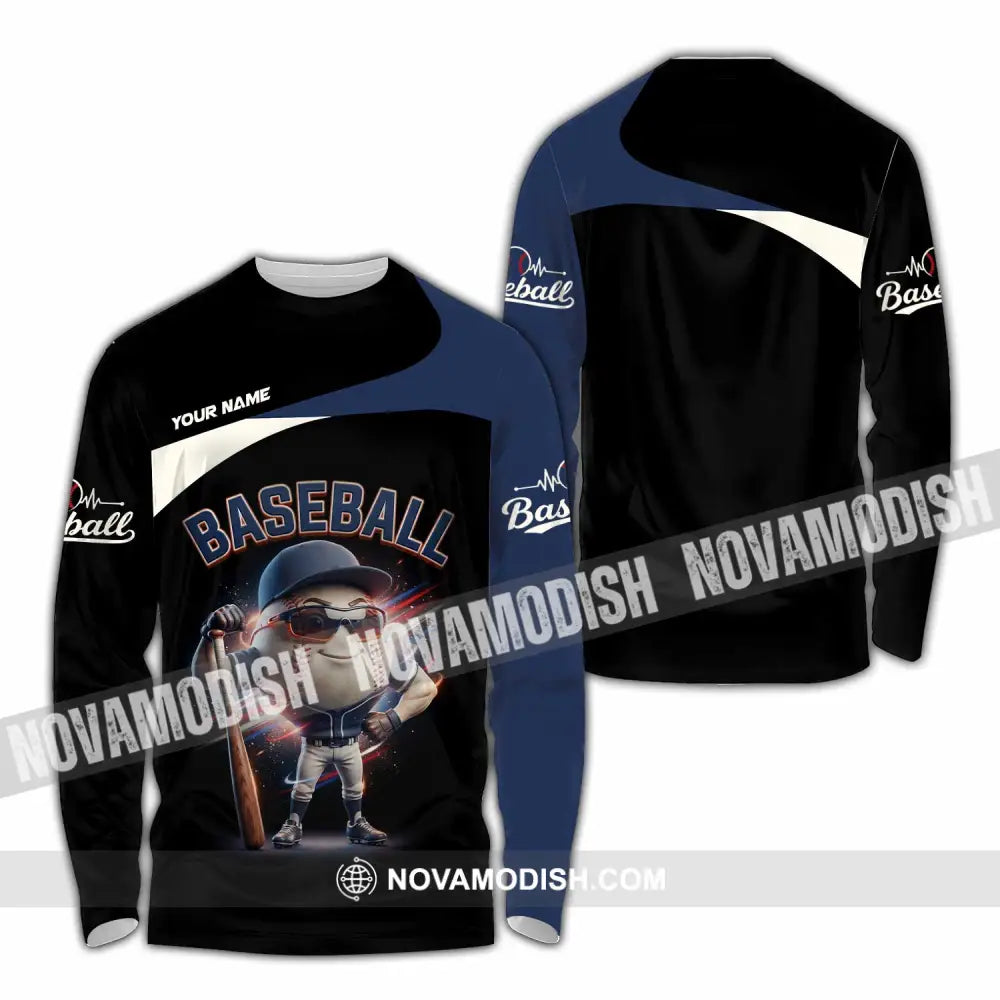 Unisex Shirt - Custom Baseball Shirt - Long Sleeve Shirt / S - T-shirt