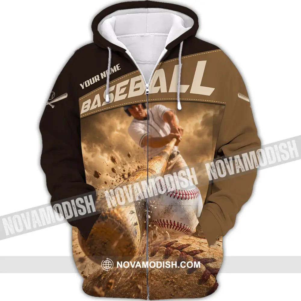 Unisex Shirt - Custom Baseball Shirt - Zipper Hoodie / S - T-shirt