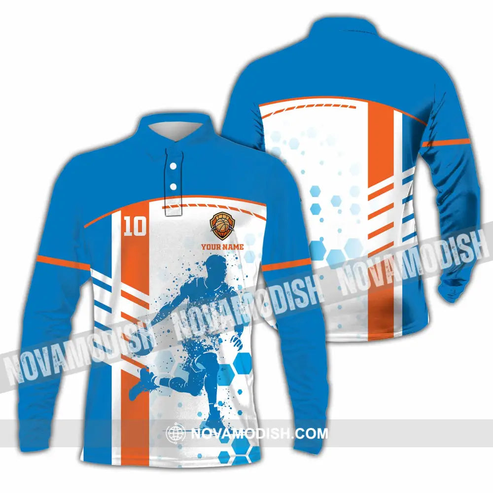 Unisex Shirt - Custom Basketball 3D Shirt Long Sleeve Polo / S T-shirt