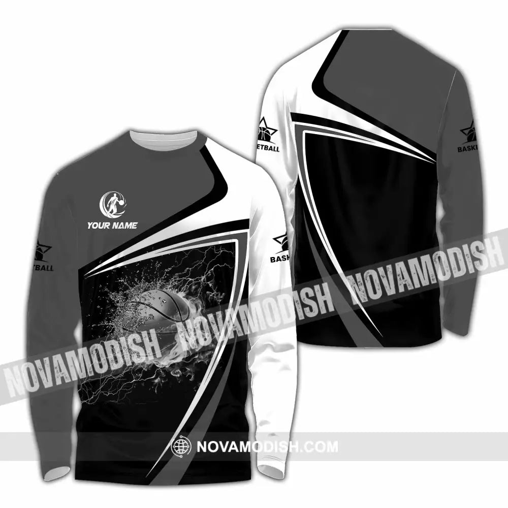 Unisex Shirt - Custom Basketball 3D Shirt Long Sleeve Shirt / S T-shirt