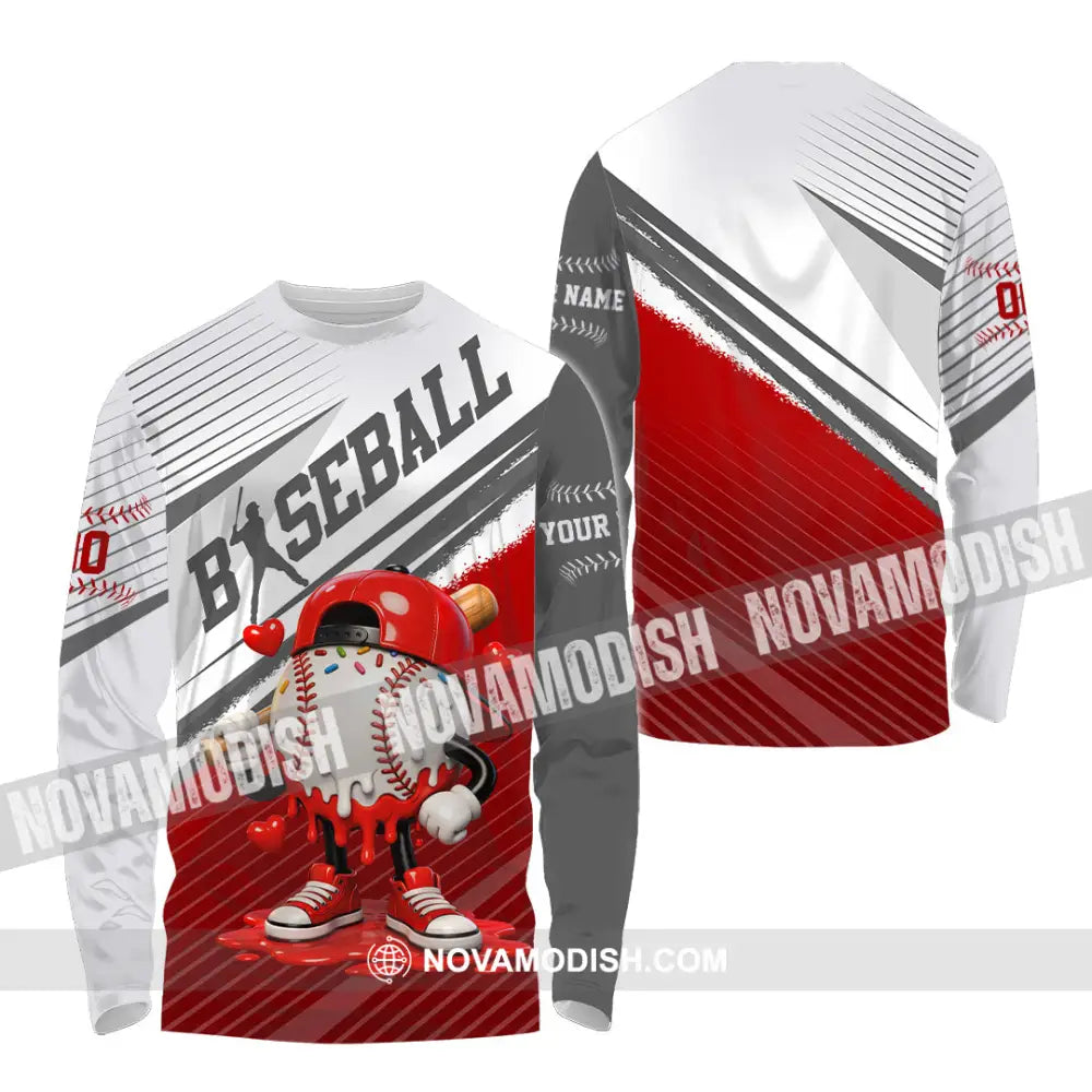 Unisex Shirt - Custom Basketball 3D Shirt Long Sleeve Shirt / S T-shirt