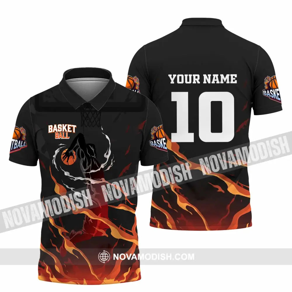 Unisex Shirt - Custom Basketball 3D Shirt Polo Shirt / S T-shirt