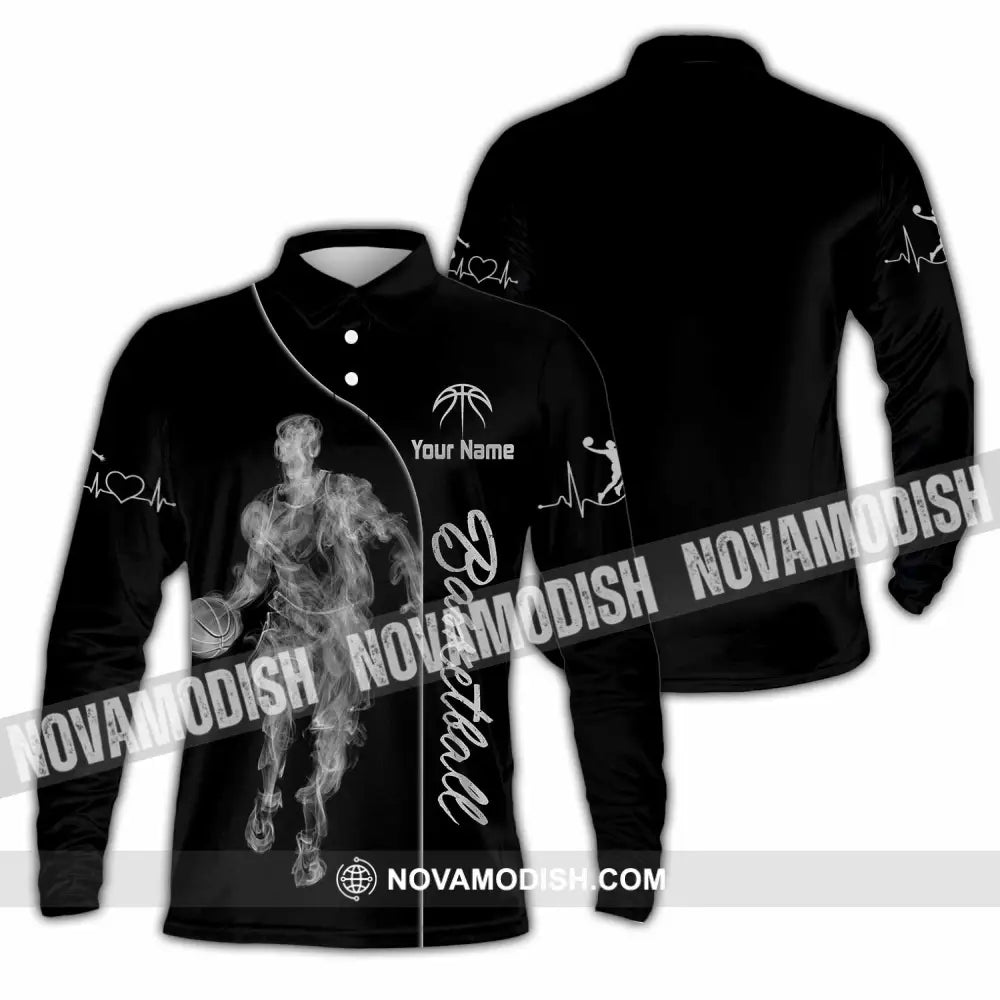 Unisex Shirt - Custom Basketball Shirt - Long Sleeve Polo / S - T-shirt