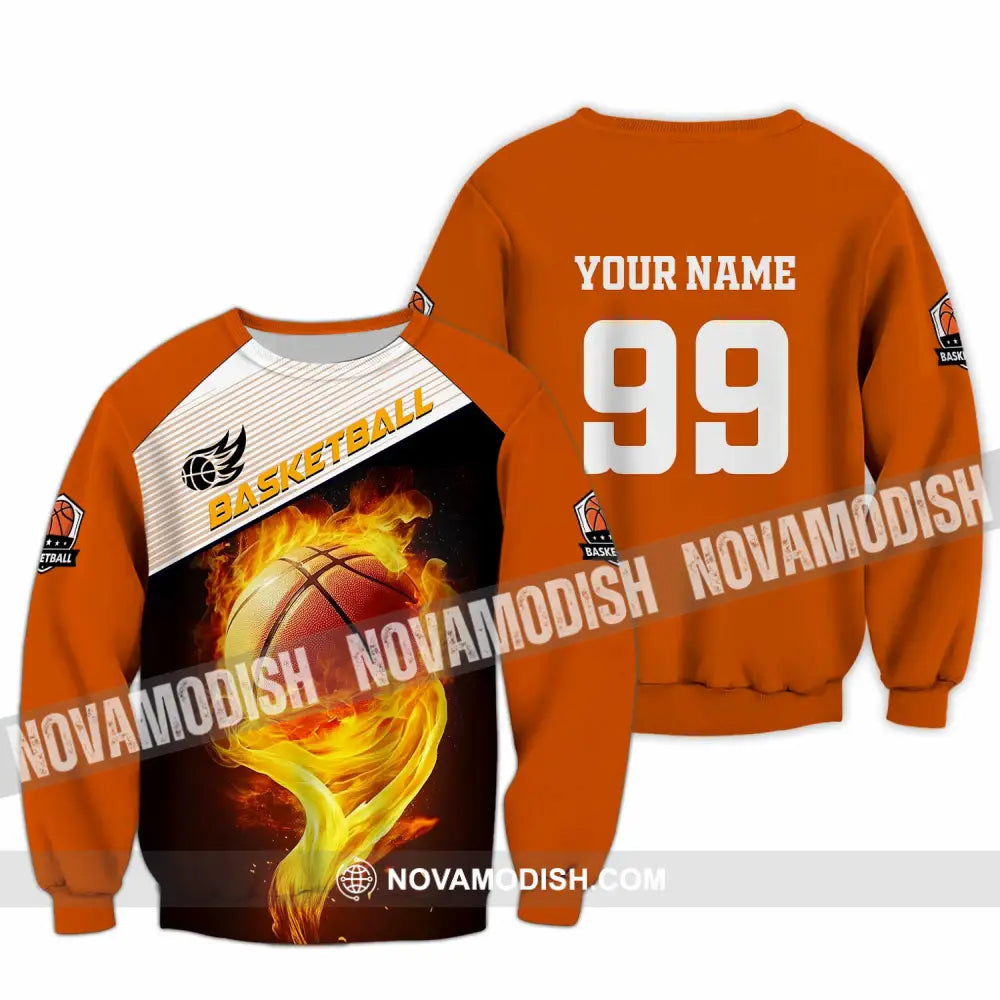 Unisex Shirt - Custom Basketball Shirt Long Sleeve / S T-shirt