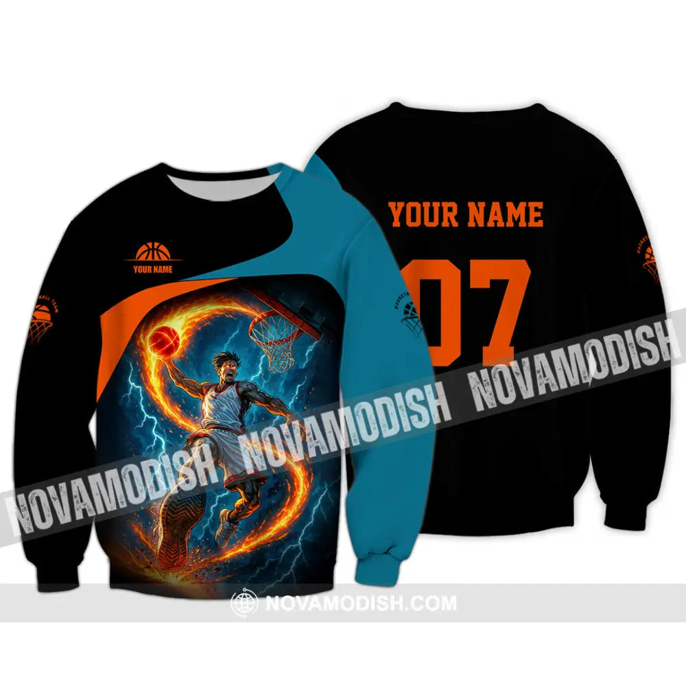 Unisex Shirt - Custom Basketball Shirt Long Sleeve / S T-shirt