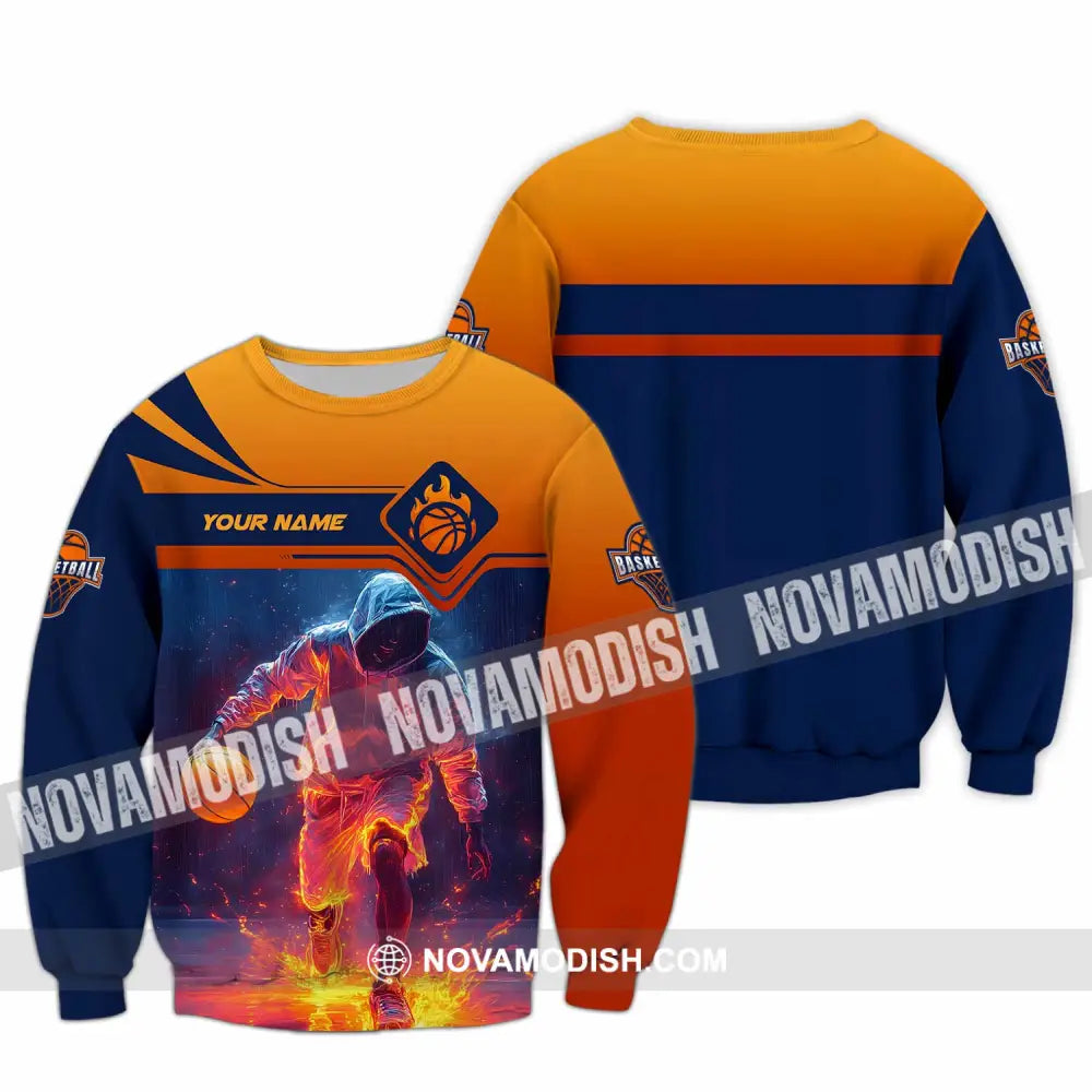 Unisex Shirt - Custom Basketball Shirt Long Sleeve / S T-shirt