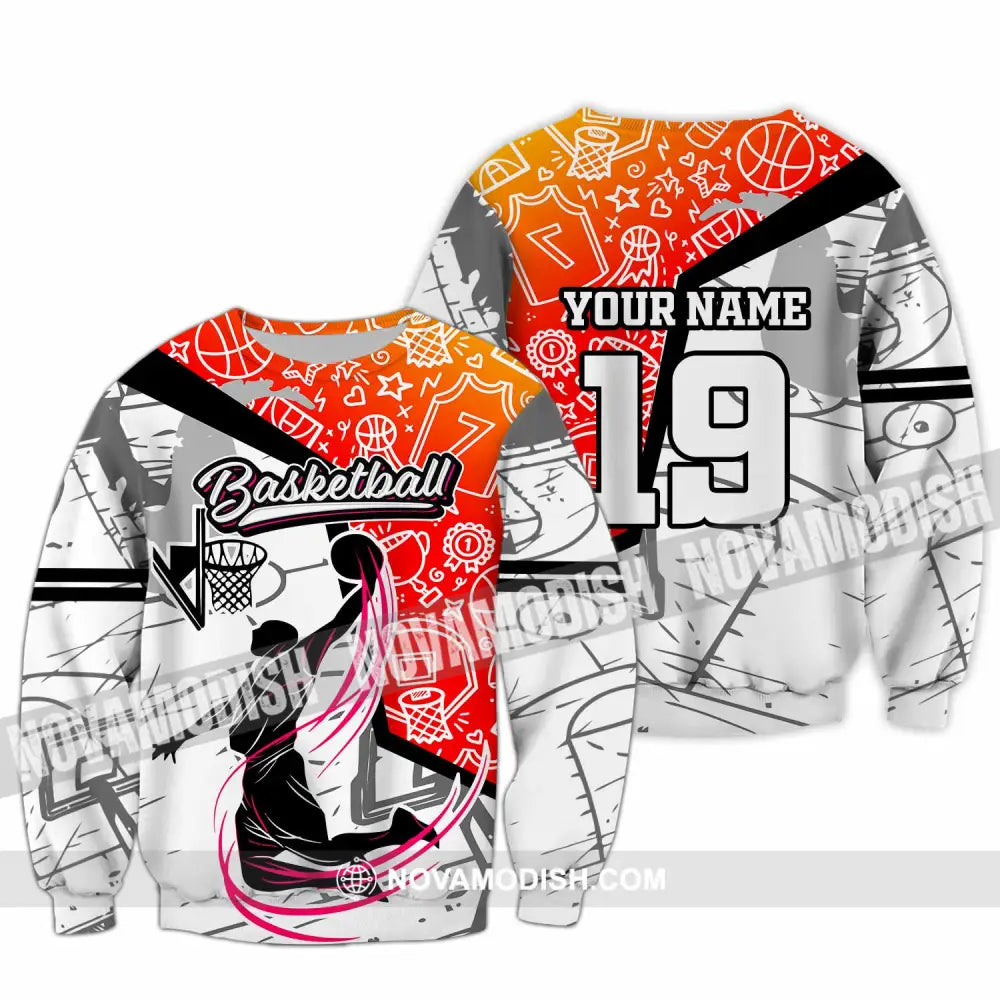 Unisex Shirt - Custom Basketball Shirt - Long Sleeve / S - T-shirt