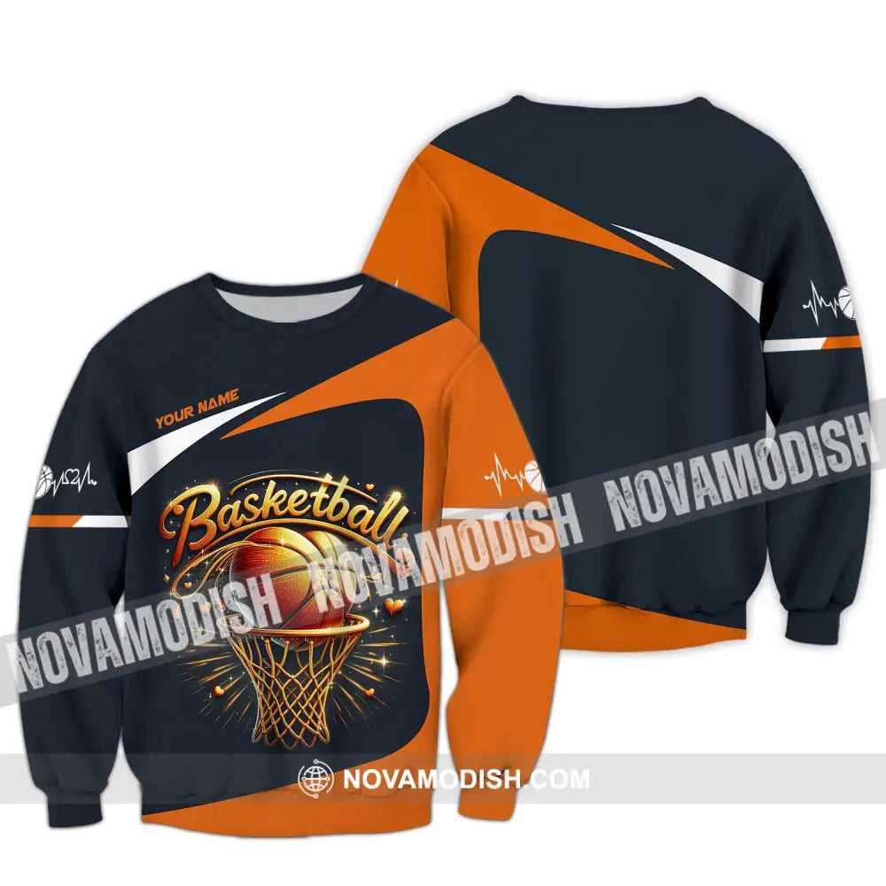 Unisex Shirt - Custom Basketball Shirt Long Sleeve / S T-shirt