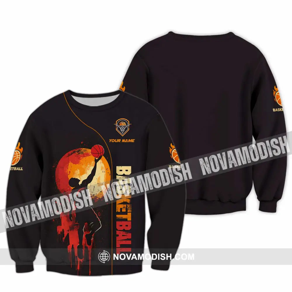 Unisex Shirt - Custom Basketball Player Shirt Long Sleeve / S T-shirt