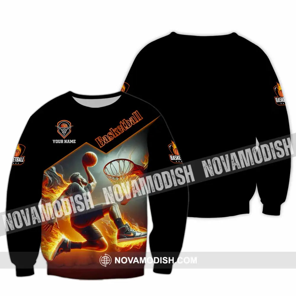 Unisex Shirt - Custom Basketball Player Shirt Long Sleeve / S T-shirt