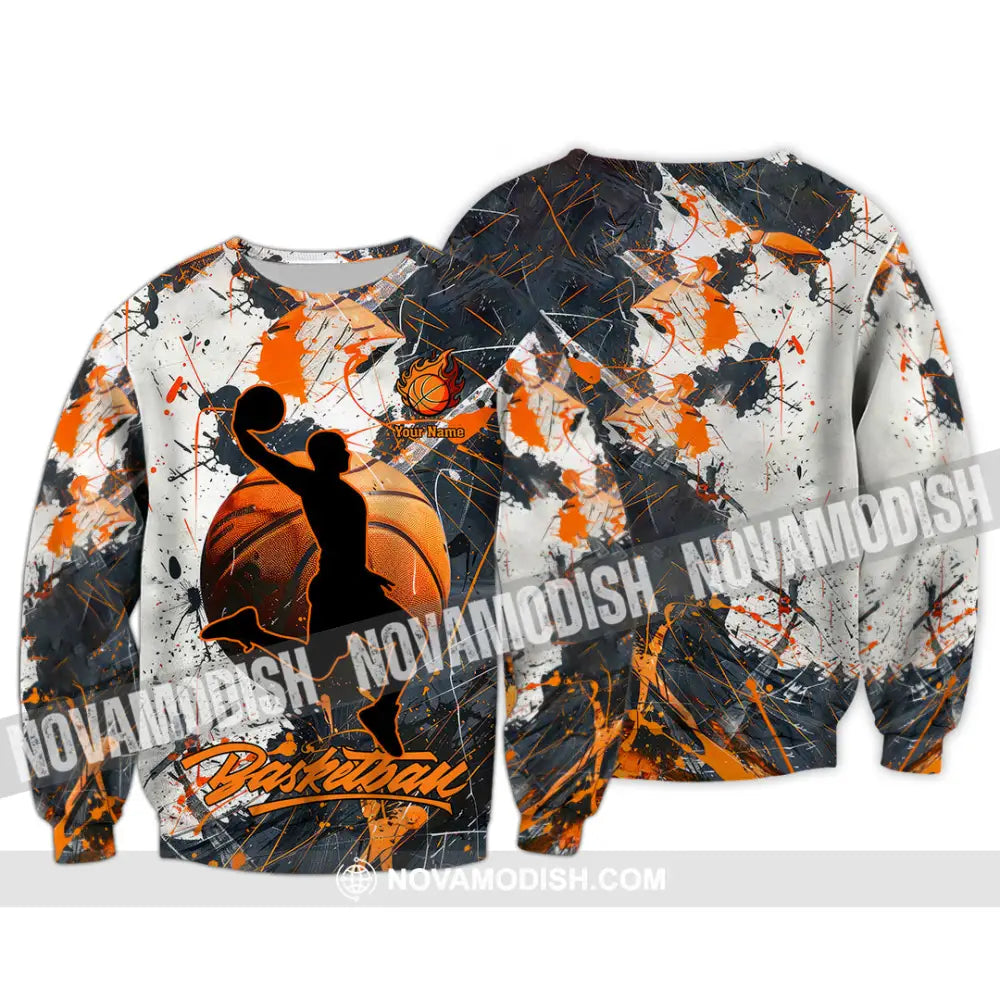 Unisex Shirt - Custom Basketball Sport Shirt Long Sleeve / S T-shirt