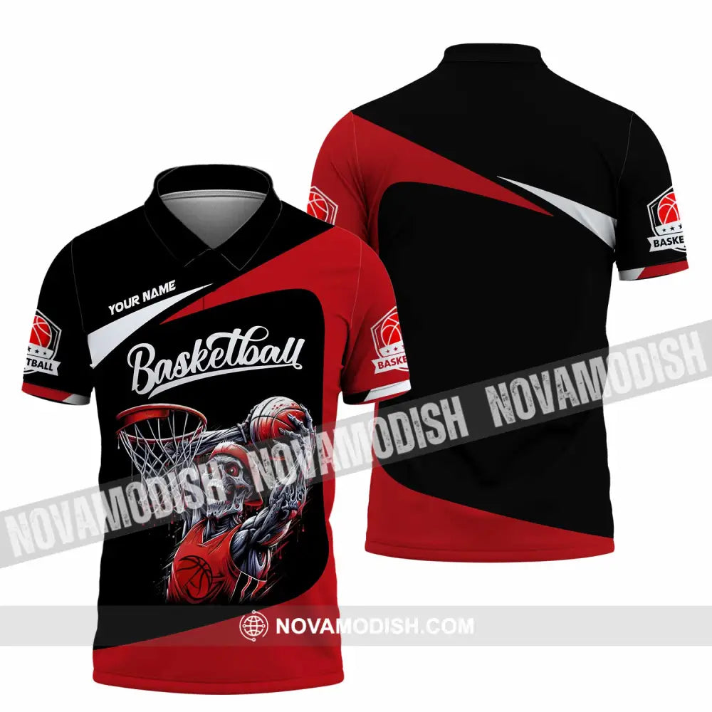 Unisex Shirt - Custom Basketball Sport Shirt Polo Shirt / S T-shirt