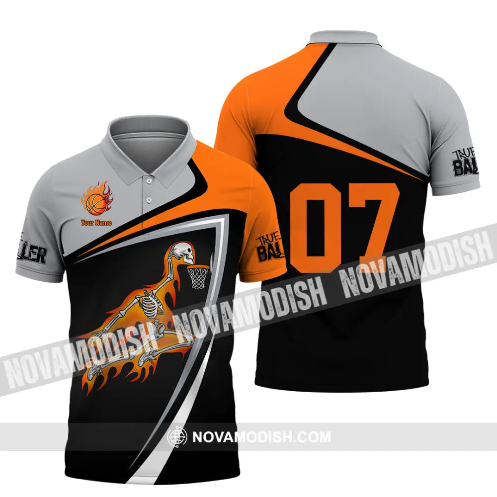Unisex Shirt - Custom Basketball Sport Shirt Polo Shirt / S T-shirt
